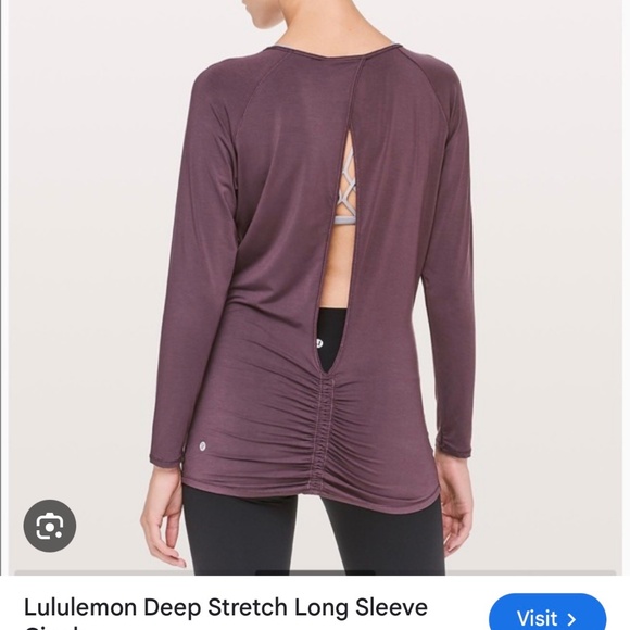Lululemon deep stretch long sleeve cinch - Picture 3 of 4